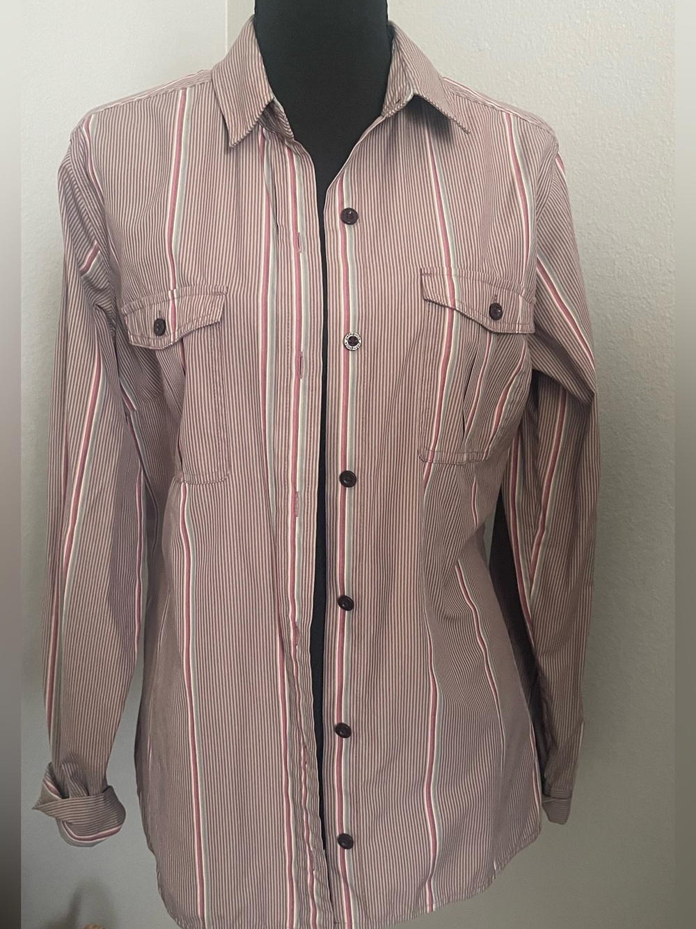 Patagonia women’s dress shirt La Reina Size 10